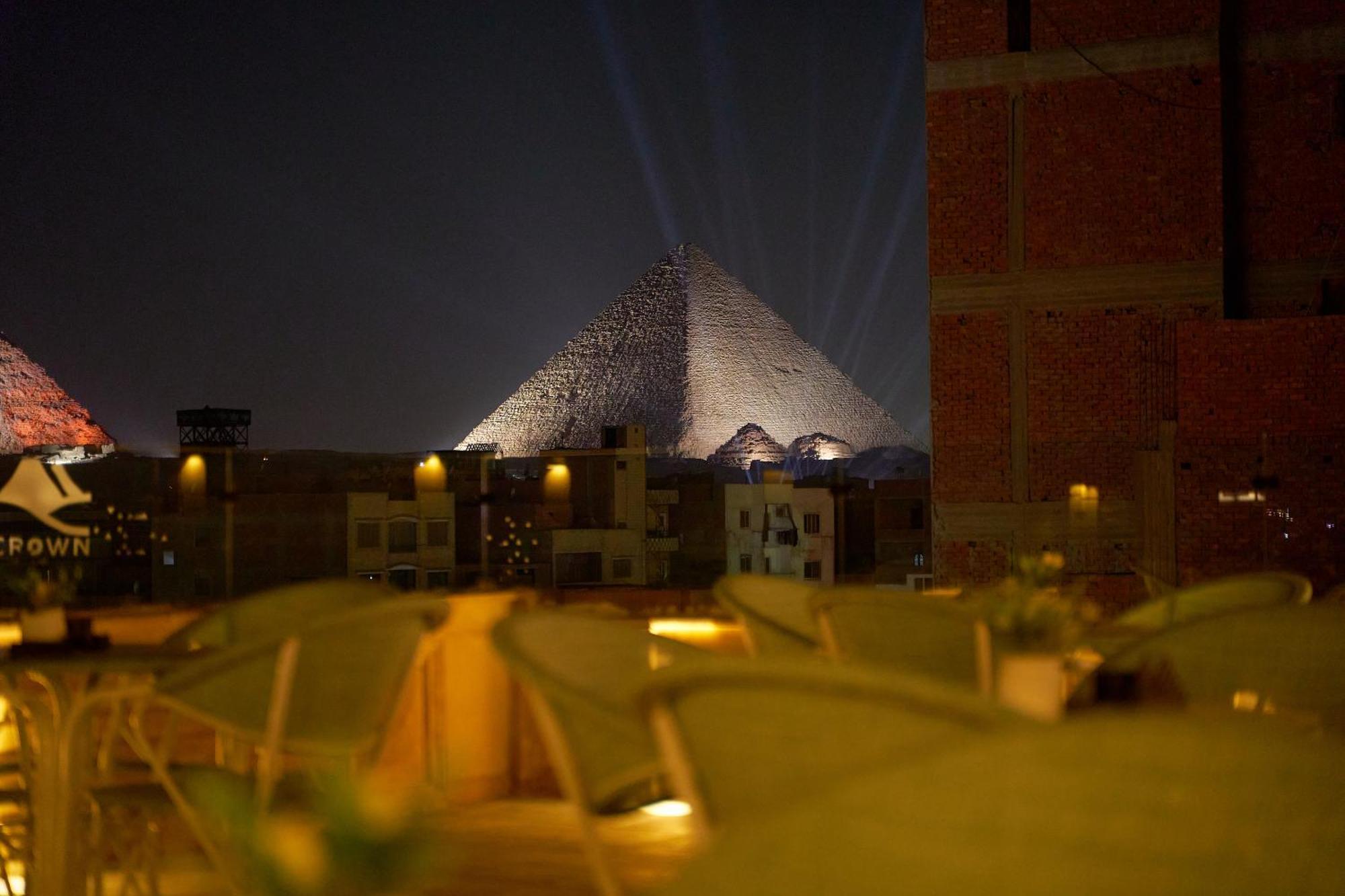 Crown Pyramids View Hotel Giza Eksteriør bilde