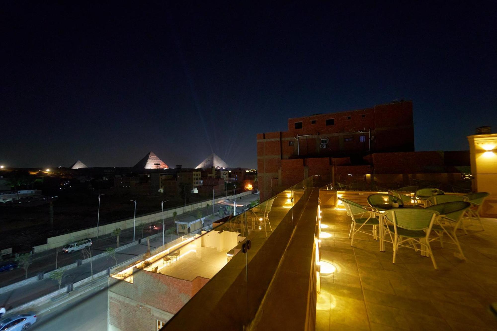 Crown Pyramids View Hotel Giza Eksteriør bilde