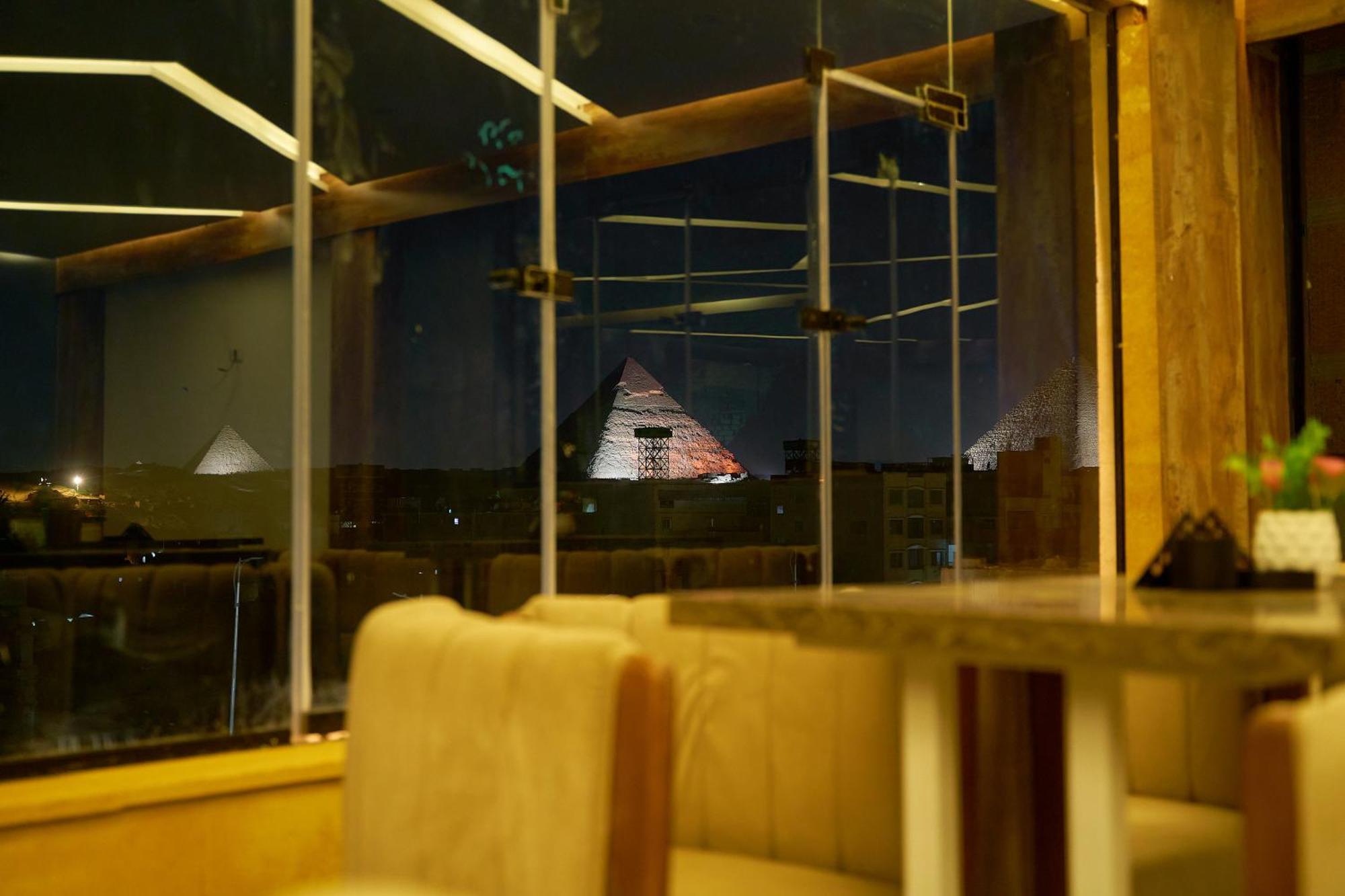 Crown Pyramids View Hotel Giza Eksteriør bilde